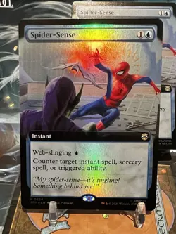 MTG | Spider-Sense (0254 - Extended Art) ✨FOIL✨ [Spiderman] - Image 1