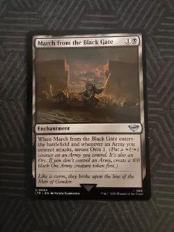 mtg march from the black gate lord of the rings - Image 1