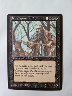 Uncle Istvan The Dark 1994 Regular Uncommon MtG Magic the Gathering NM - Image 1