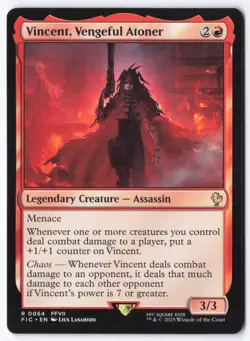 Vincent, Vengeful Atoner R Commander: FINAL FANTASY 64 NM - Image 1