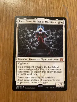 MTG - NM - Elesh Norn, Mother of Machines - Phyrexia: All Will Be One Pack Fresh - Image 1
