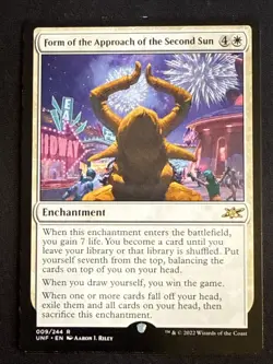 1x Form of the Approach of the Second Sun (009) Unfinity LP MTG Magic x1 MKE - Image 1