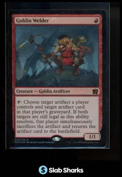 2018 MAGIC THE GATHERING #035/076 GOBLIN WELDER MYTHIC RARE FOIL - Image 1