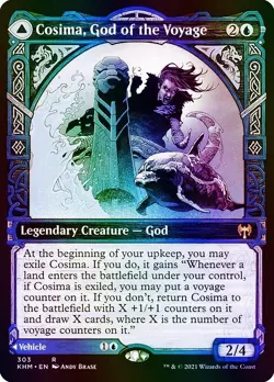 Cosima, God of the Voyage (Showcase) Kaldheim NM MTG Foil - Image 1