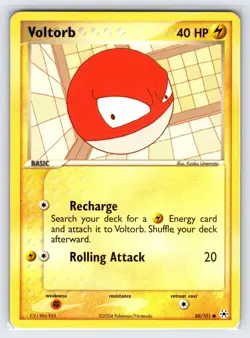 Voltorb 80/101 EX Hidden Legends Pokemon Card Nintendo Non Holo Common - Lp - Image 1