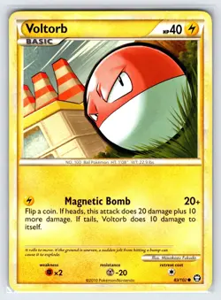 Voltorb 83/102 2010 Triumphant Set Pokemon Card Nintendo Non Holo Common - Vlp - Image 1