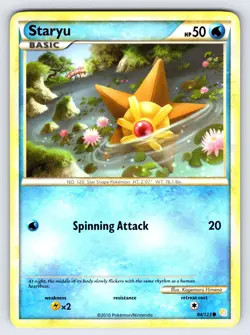 Staryu 84/123 2010 HeartGold SoulSilver Pokemon Card TCG Non Holo Common Nm/Vlp - Image 1