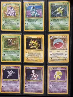 Vintage pokemon Binder Lot 73 Holos English And Japanese Wotc - Image 1