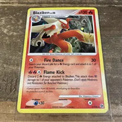 2008 Pokemon Great Encounters Blaziken 1/106 Holo Rare 🔥🔥🔥 - Image 2