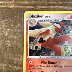 2008 Pokemon Great Encounters Blaziken 1/106 Holo Rare 🔥🔥🔥 - Image 3