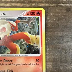 2008 Pokemon Great Encounters Blaziken 1/106 Holo Rare 🔥🔥🔥 - Image 4