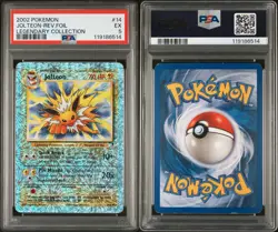 PSA 5 2002 Pokemon Legendary Collection Jolteon 14/110 Reverse Holo Foil - Image 3