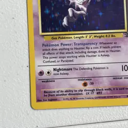 Pokemon TCG Haunter Fossil 6/62 Holo Unlimited Rare LP Condition - Image 5