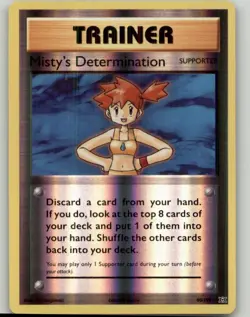 Pokemon XY - Evolutions Misty's Determination Reverse Holo #80/108 Uncommon - Image 1