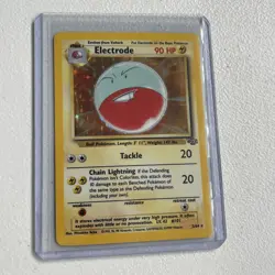 Pokemon TCG Electrode Jungle 2/64 Holo Unlimited Holo Rare LP - Image 1
