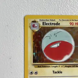Pokemon TCG Electrode Jungle 2/64 Holo Unlimited Holo Rare LP - Image 4