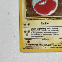 Pokemon TCG Electrode Jungle 2/64 Holo Unlimited Holo Rare LP - Image 5