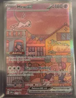 Mew ex SVP 053 Pokemon TCG Scarlet Violet 151 Black Star Promo Full Art | NM - Image 1