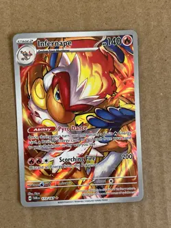 Pokemon TCG Infernape 173/167 SV06: Twilight Masquerade Illustration Rare - Image 1