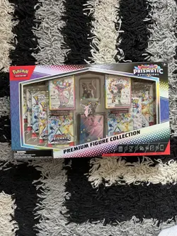 Pokemon TCG Prismatic Evolutions Premium Figure Collection - BRAND NEW - SEALED - Image 1