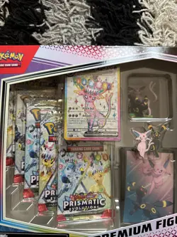 Pokemon TCG Prismatic Evolutions Premium Figure Collection - BRAND NEW - SEALED - Image 3