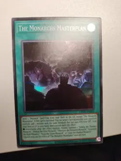 Yugioh OP29-en012 The Monarchs Masterplan NM Super Free Ship - Image 1