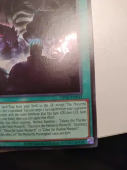 Yugioh OP29-en012 The Monarchs Masterplan NM Super Free Ship - Image 2