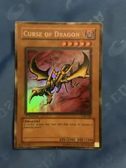 Curse of Dragon LOB-066 the Legend of Blue Eyes White Dragon 1st Edition - Image 1