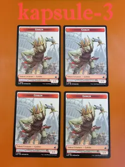 4x Goblin (0008) | TOKEN | Ravnica Remastered | MTG Magic Cards - Image 1