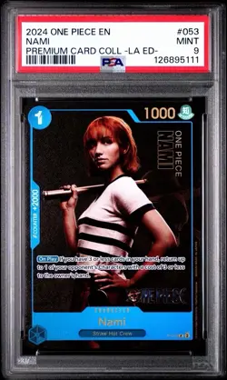 One Piece Nami P-053 Live Action Premium Card Collection PSA 9 - Image 1