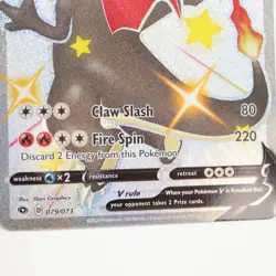 Pokemon TCG Charizard V Champions Path Holo Card 079/073 Secret Rare NM/M 2020 - Image 5