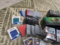 300 +MTG Magic The Gathering Cards plus sleeves, containers - Image 4
