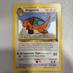 Dragonite Movie Black Star Promo 5 Pokemon Card 1999 Stamped MP-HP - Gem Mint - Image 1