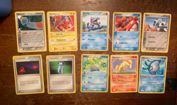10 VINTAGE Pokemon Cards from Various Classic Sets!! - Image 1