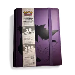 NEW Ultra Pro Binder 9-Pocket Pokemon Elite Series Gengar Purple 360 Cards 20 - Image 1