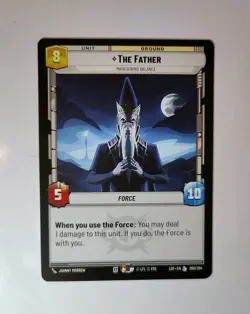 Star Wars Unlimited The Father LEGENDARY #260 w/2 FREE cards - Image 1