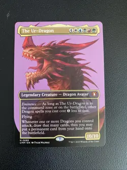 Mint/Near-Mint, English - 1 x MTG The Ur-Dragon - Borderless Commander Masters - Image 1