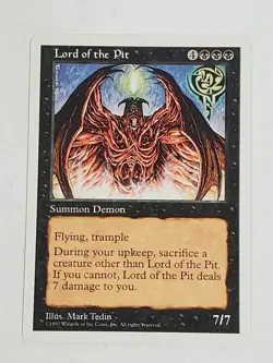 MTG Lord of the Pit (5th Edition/Black/R) - BGM - Image 1