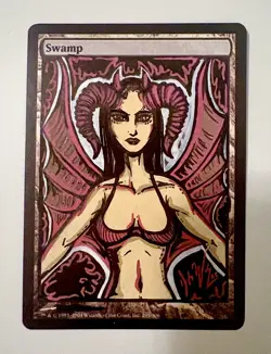Magic The Gathering, Hand Painted Alter. Succubus Devil Demon Woman - Image 1
