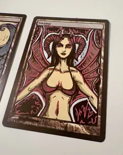 Magic The Gathering, Hand Painted Alter. Succubus Devil Demon Woman - Image 2
