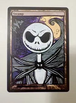Magic The Gathering, Hand Painted Alter. Nightmare Before Christmas Jack S. - Image 1