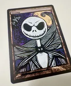 Magic The Gathering, Hand Painted Alter. Nightmare Before Christmas Jack S. - Image 3