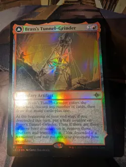 Magic The Gathering Brass's Tunnel-Grinder MTG The Lost Caverns of Ixalan Foil - Image 2