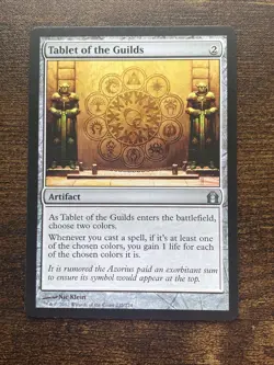 Tablet of the Guilds 235/274 Return to Ravnica MTG Magic The Gathering D9644* - Image 1
