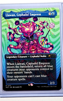 2023 MTG Magic the Gathering SLD Secret Lair Drop #1277 Llawan Cephalid Empress - Image 1