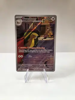 Pokemon Mega Evolution Gumshoos 153/132 Illustration Rare IR NM Full Art - Image 1