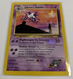 Sabrina's Haunter - 55/132 [Gym Challenge] Pokemon TCG - Vintage -NM. - Image 1