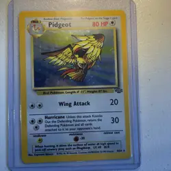 Pokemon TCG Pidgeot Jungle 8/64 Holo Unlimited Holo Rare LP - Image 1