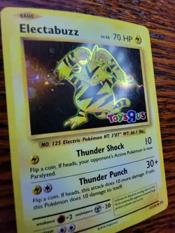 Electabuzz Promo Toys R Us Pokemon Base Set Art 41/108 XY Evolutions Holo 2016 - Image 2