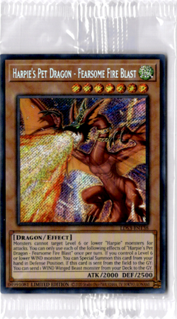 Harpie's Pet Dragon - Fearsome Fire Blast Secret Rare - Image 1